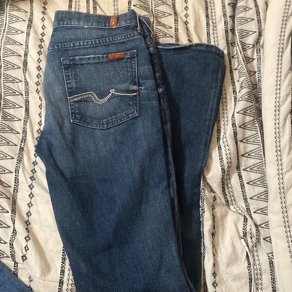 Size 28 7FAMK bootcut jeans